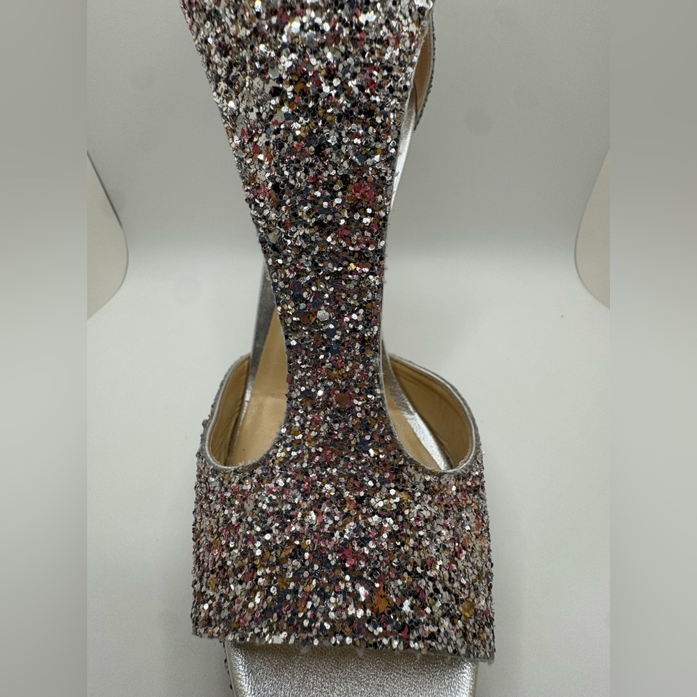 Jimmy Choo Lana 100 Camelia Multi Glitter Heels – EU 39 - Like New!! - Picture 9 of 11